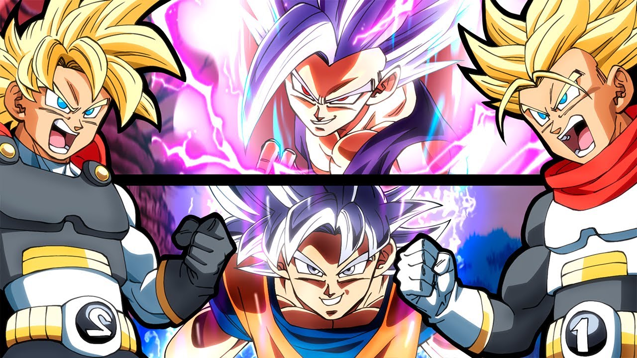 O FUTURO PROMISSOR DE GOTEN E TRUNKS E GOHAN BEAST PEITANDO O INSTINTO SUPERIOR! (DBS Mangá 102)
