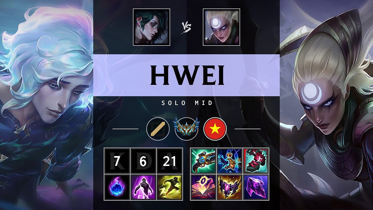 Hwei Mid vs Diana - VN Challenger Patch 25.17