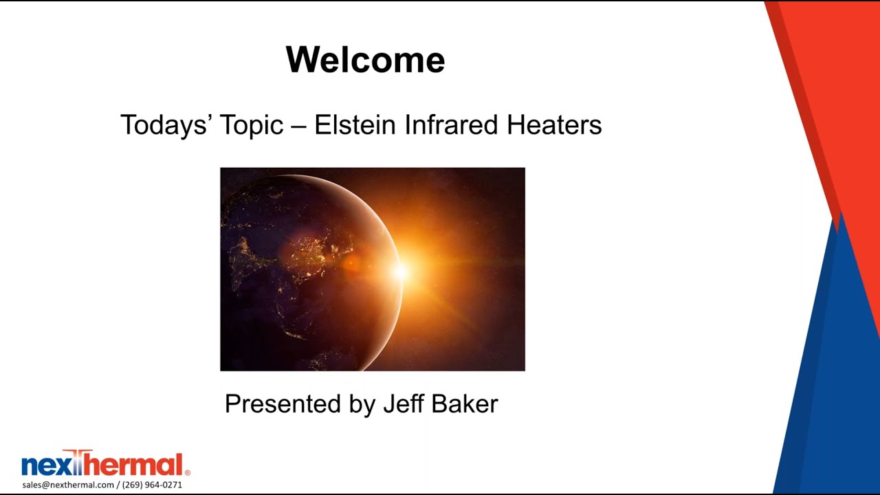 Elstein Infrared Heaters Webinar