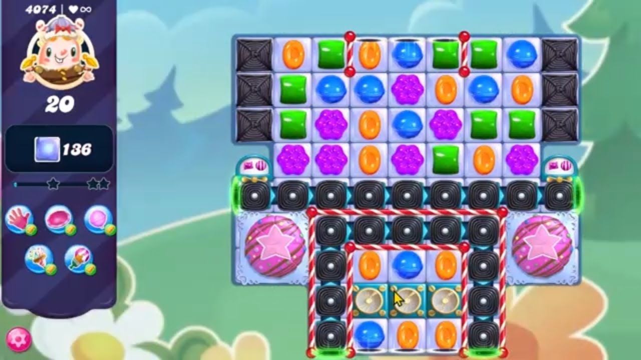 Candy Crush Saga LEVEL 4074 NO BOOSTERS