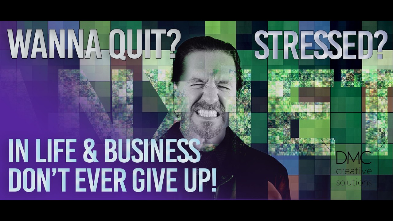 In life and in business, lesson number one: Don't ever give up!
