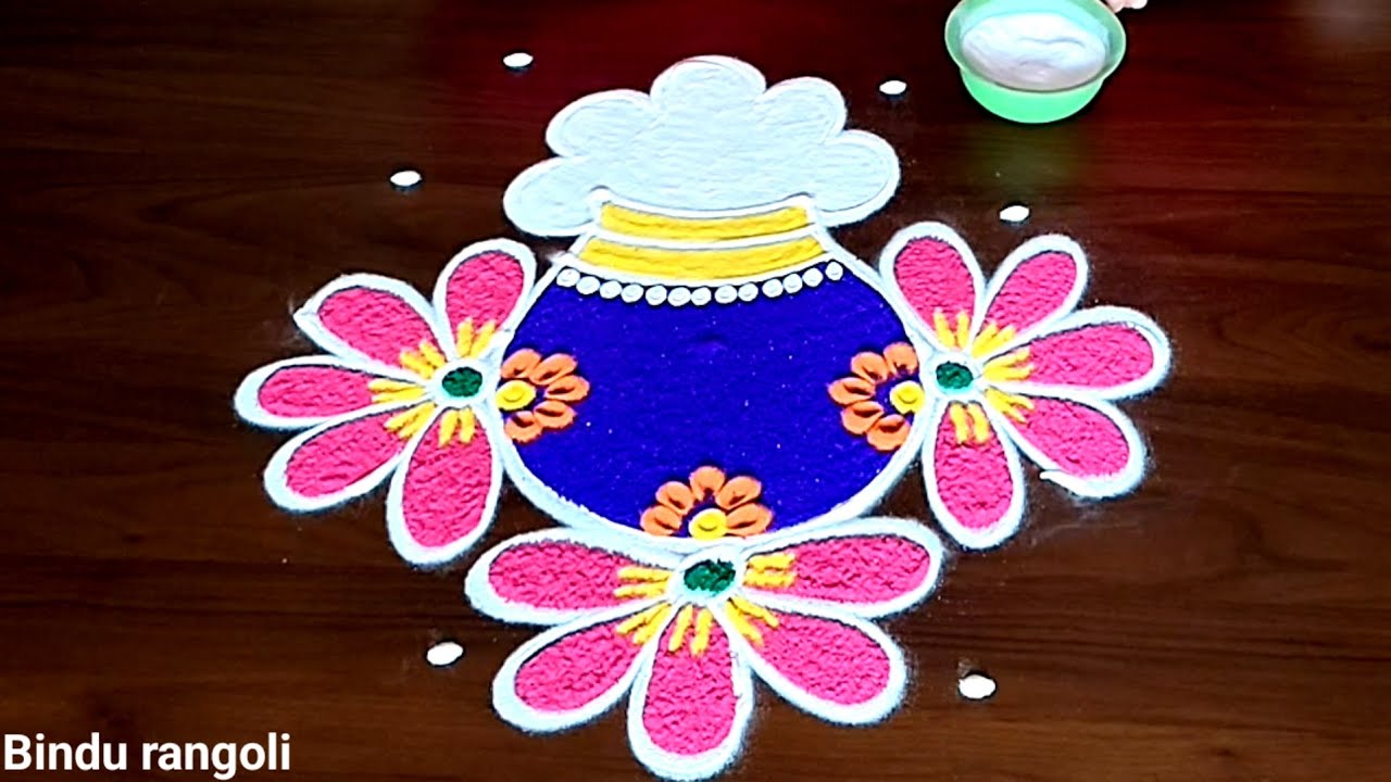 Pongal special rangoli designs