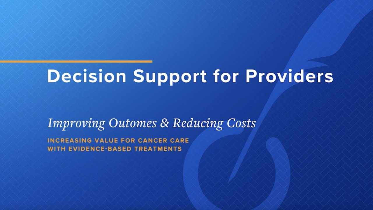 What is the Value from Decision Support for Providers?