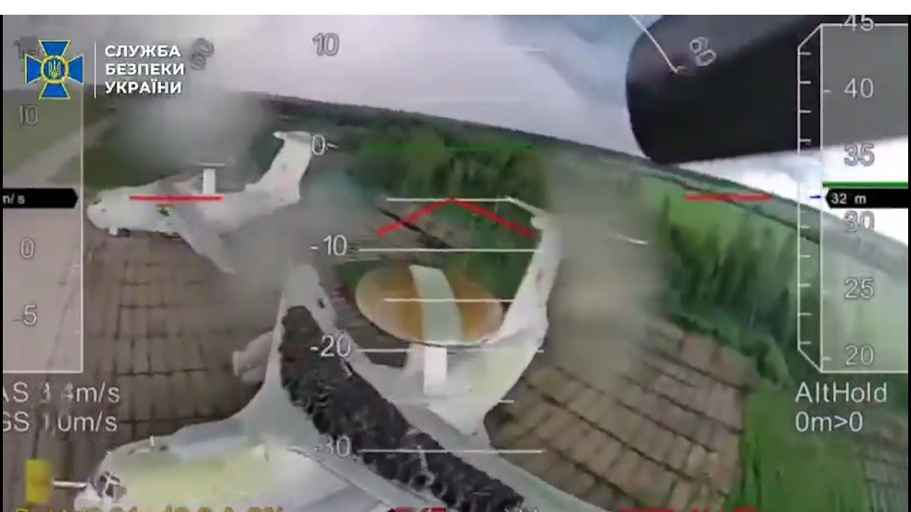 NEW Operation Spider Web Footage! TWO A-50 AWACS Hit, Eleven Tu-22M3 Hit, Seven Tu-95 & a IL-78