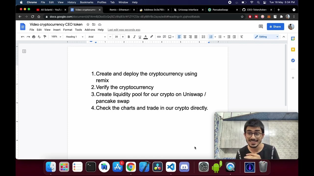Creating a CRYPTO from SCRATCH by Ali Solanki