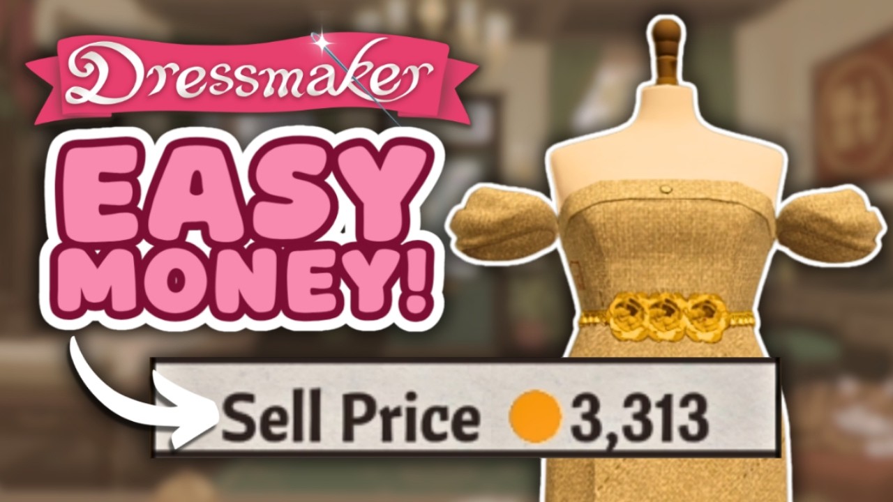 How to Make Money FAST in Dressmaker! 💰
