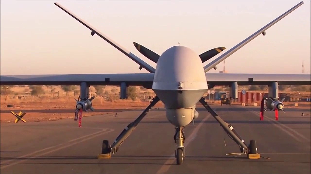 French MQ-9 Reaper drone testing laser-guided bombs in Niger
