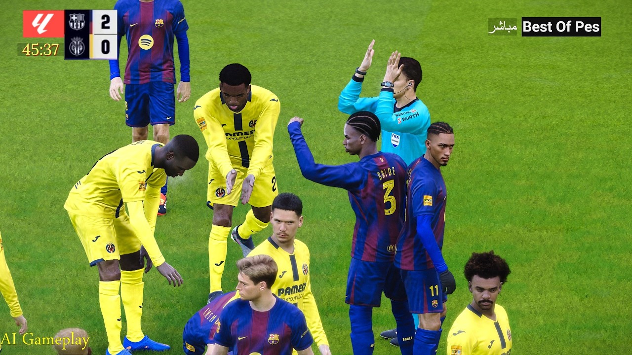 مباشر | برشلونة ضد فياريال | لعبة إي فوتبول واحد وعشرون آخر تحديث