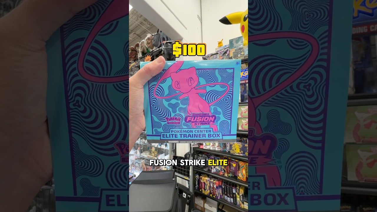 Fusion Strike Pokemon Center Elite Trainer Box In 2025 😯📈