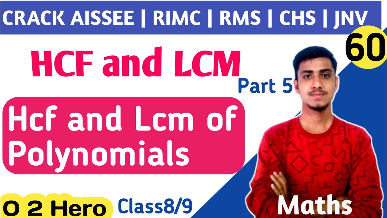 HCF of Polynomial | LCM of Polynomial | Hcf and lcm of Polynomials | Untold Concepts