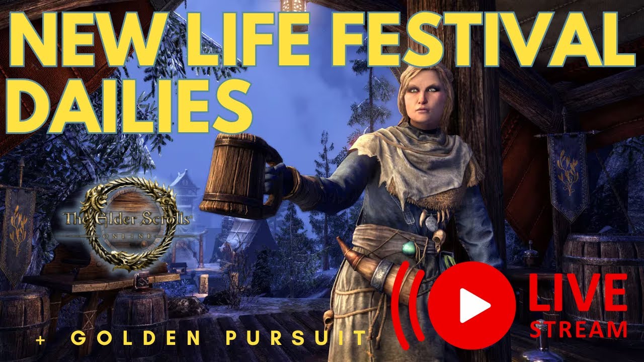 ESO New Life Dailies & Golden Pursuit