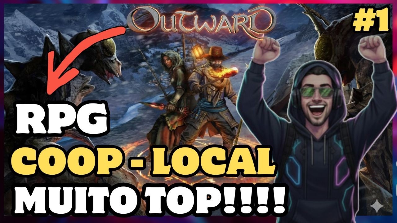 Jogo de mundo aberto,com tela dividida o coop local perfeito.