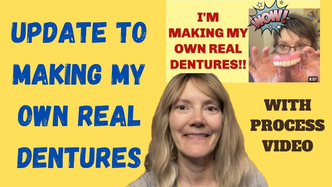 I show the process. DIY Dentures