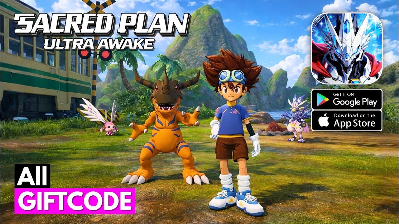 Digimon Mobile & All Gift Codes Gameplay | Sacred Plan: Ultra Awake (Android/iOS)
