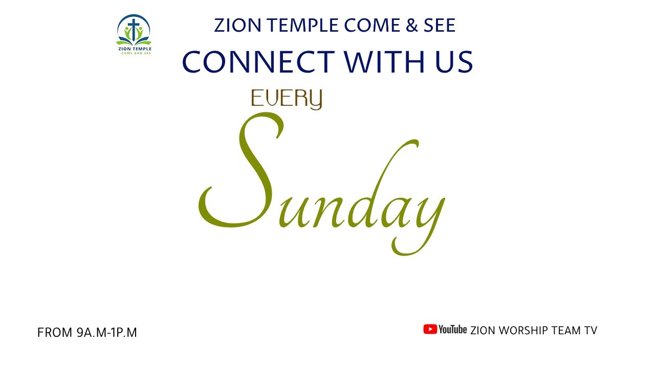 LIVE //IBADA YA JUMAPILI  SUNDAY SERVICE //ZION TEMPLE COME AND SEE