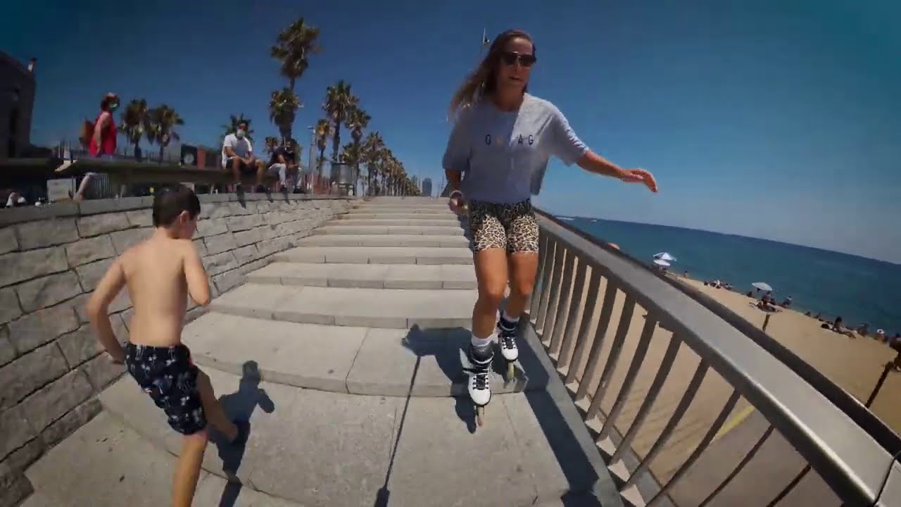 another nice cruising inline skate session in barcelona (pacal briand vlog 309)