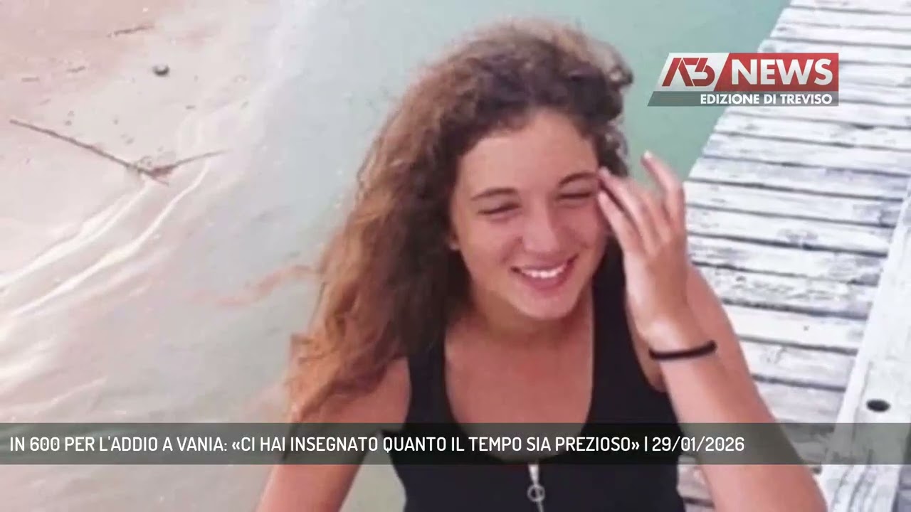 IN 600 PER L'ADDIO A VANIA: «CI HAI INSEGNATO QUANTO IL TEMPO SIA PREZIOSO» | 29/01/2026