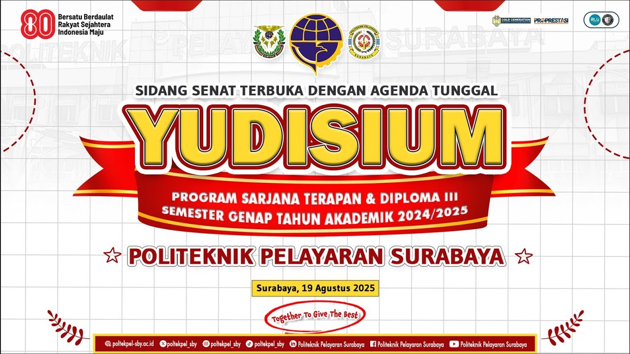 Yudisium - Program Sarjana Terapan & Diploma III Semester Genap Tahun Akademik 2024/2025