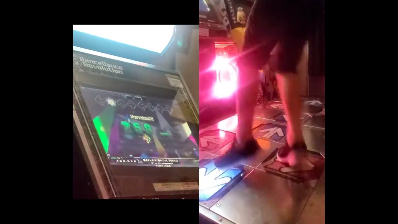 Practicing more doubles. DDR A3 Take me to the disco tokyo. Expert Double play