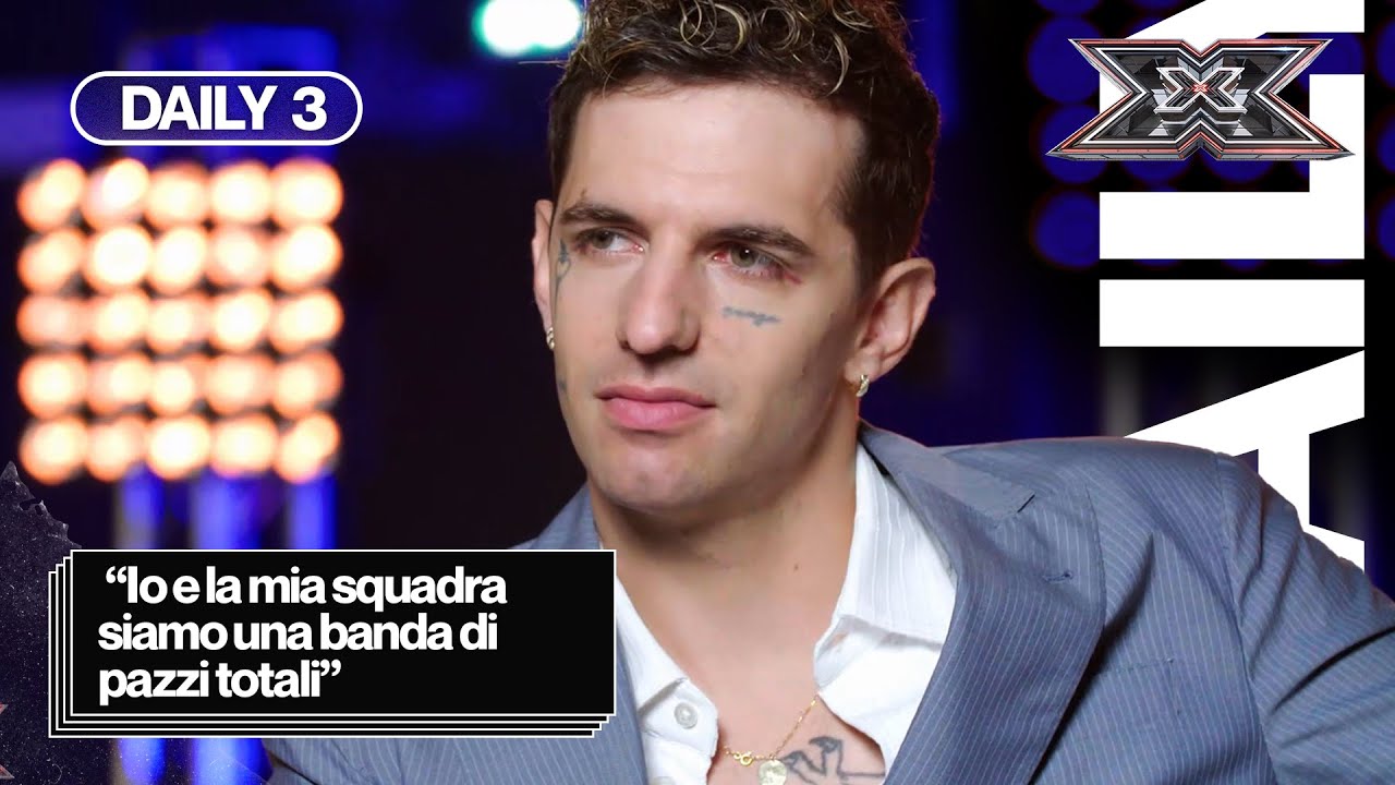 Achille Lauro presenta la squadra: I PATAGARRI, Les Votives e Lorenzo Salvetti DAILY 3 X Factor 2024