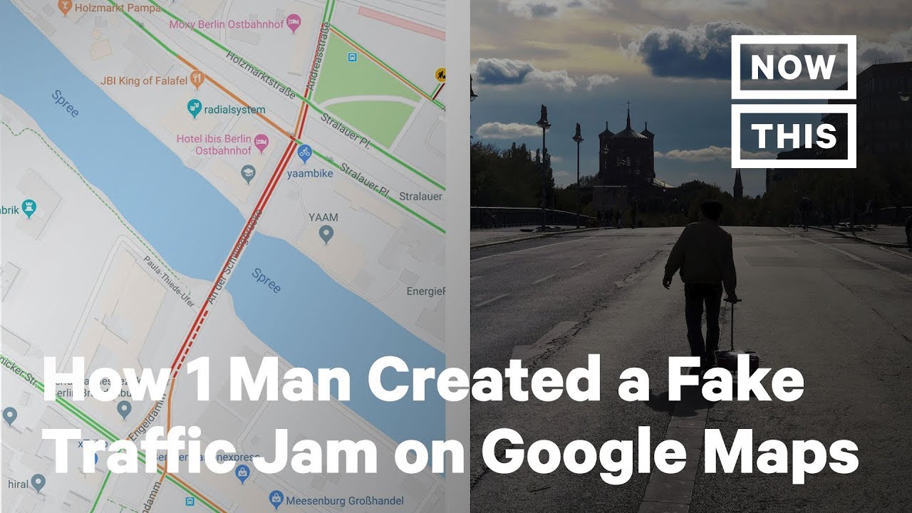 This Man Tricked Google Maps into Reporting a Traffic Jam | NowThis