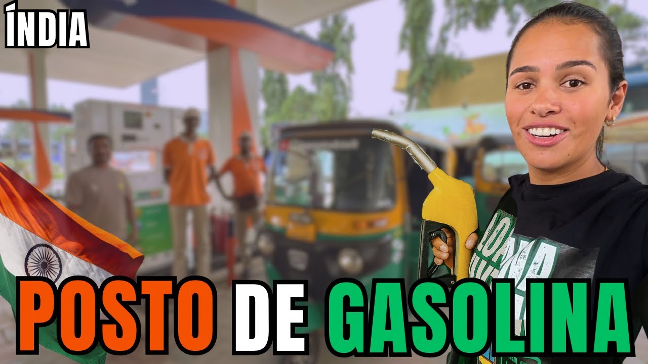 ABASTECENDO MEU TUKTUK NA ÍNDIA e NÃO ACREDITEI no PREÇO! 😳🇮🇳