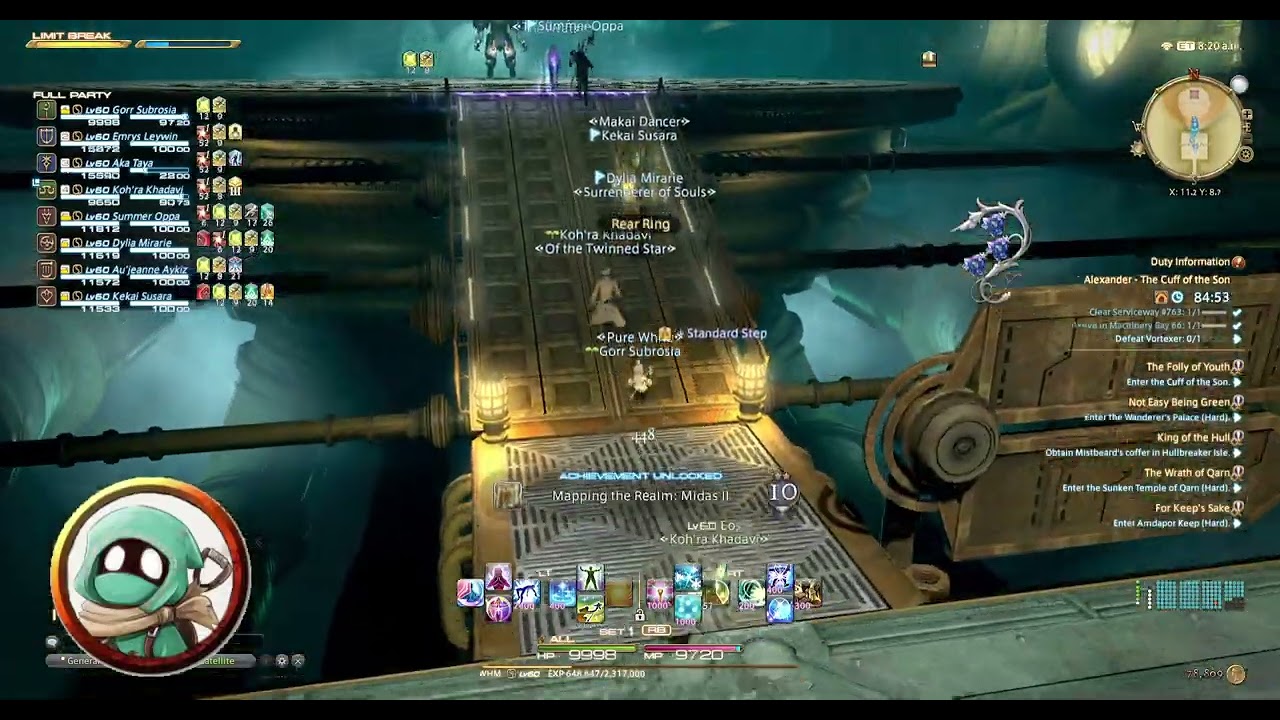 Test Video: FFXIV Post Heavensward: Alexander - The Cuff of the Son Trial