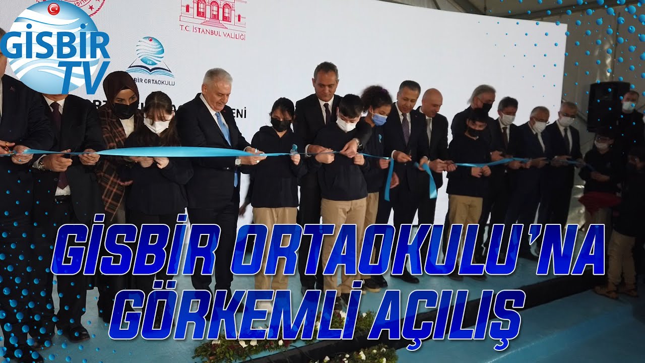 GİSBİR Ortaokulu'nda görkemli açılış...