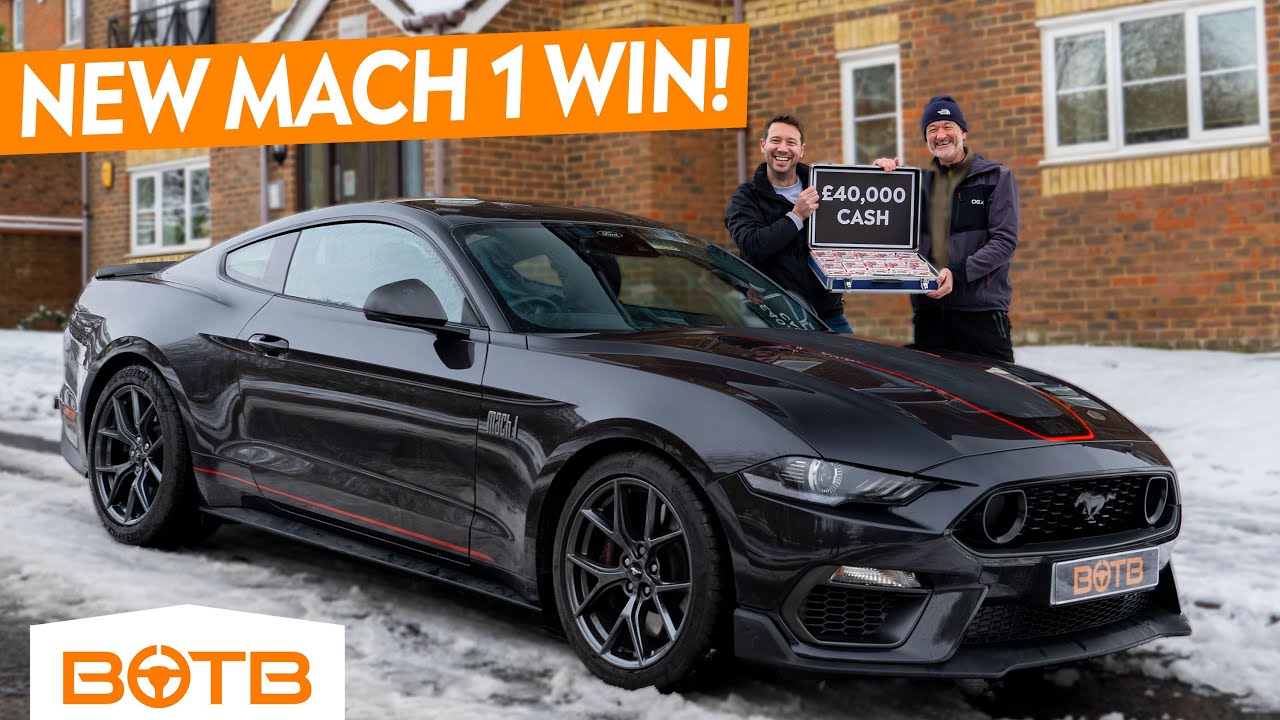 5.0 Engine SOUNDS AMAZING! New Ford Mustang Mach 1 + £40,000 CASH! BOTB CAR WINNER