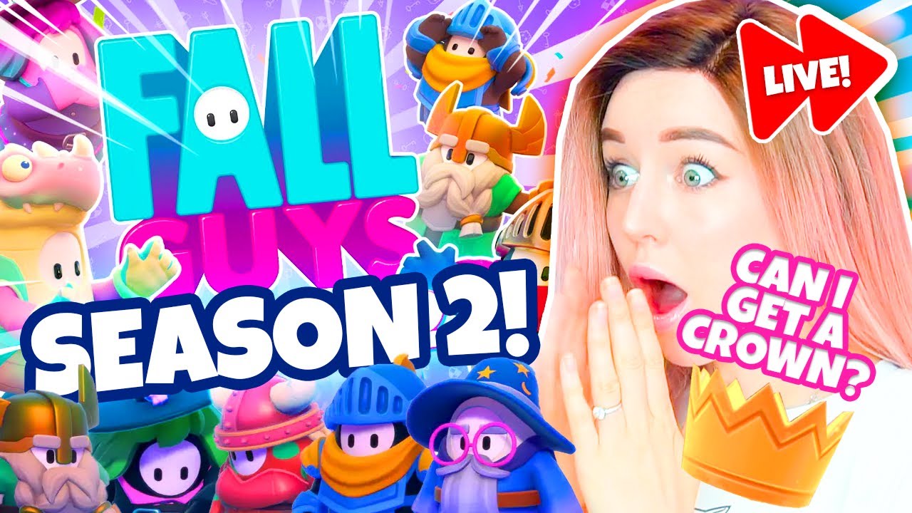 SO FALL GUYS SEASON 2 IS HARD... 👑 (Fall Guys Live!)