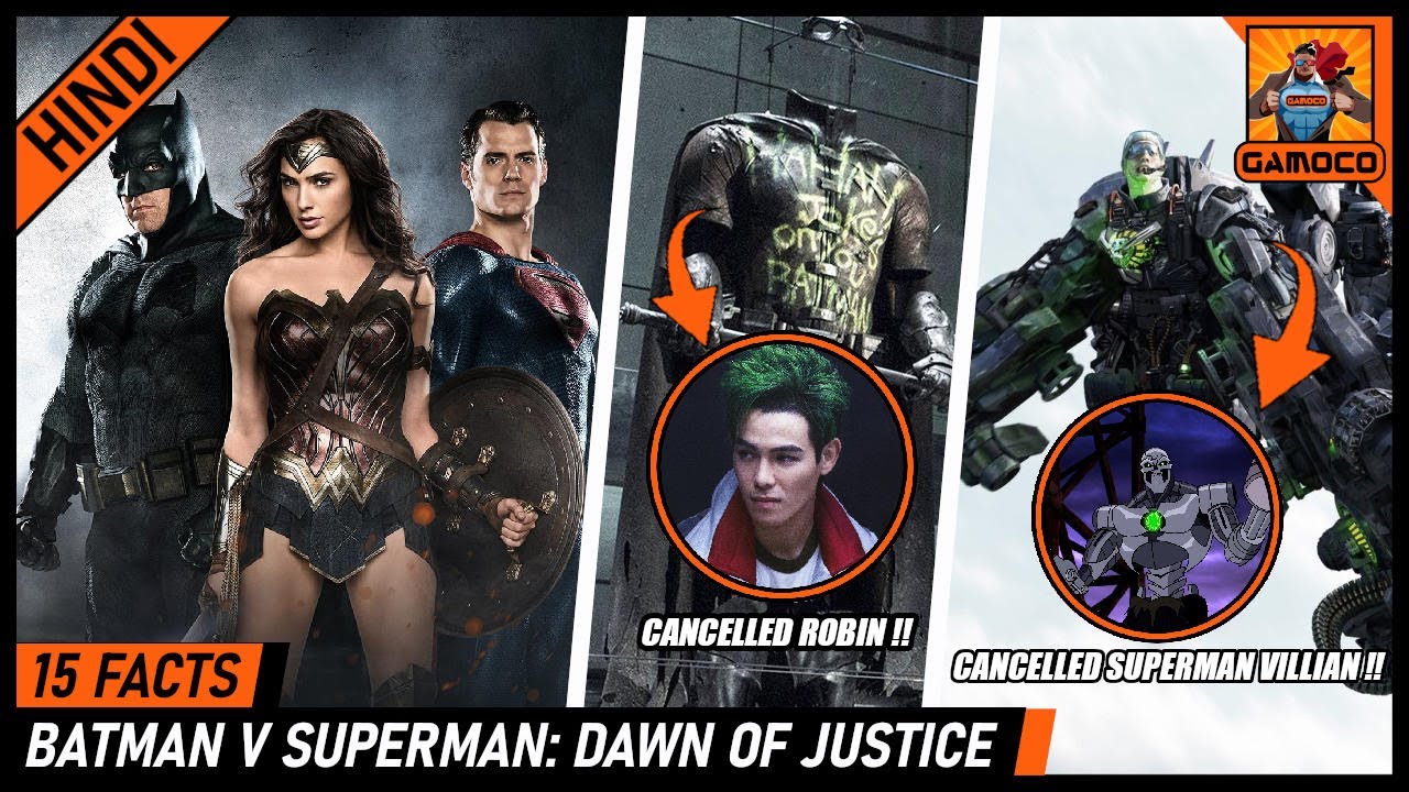 15 Awesome Batman V Superman: Dawn Of Justice Movie Facts [Explained In Hindi] || Gamoco हिन्दी