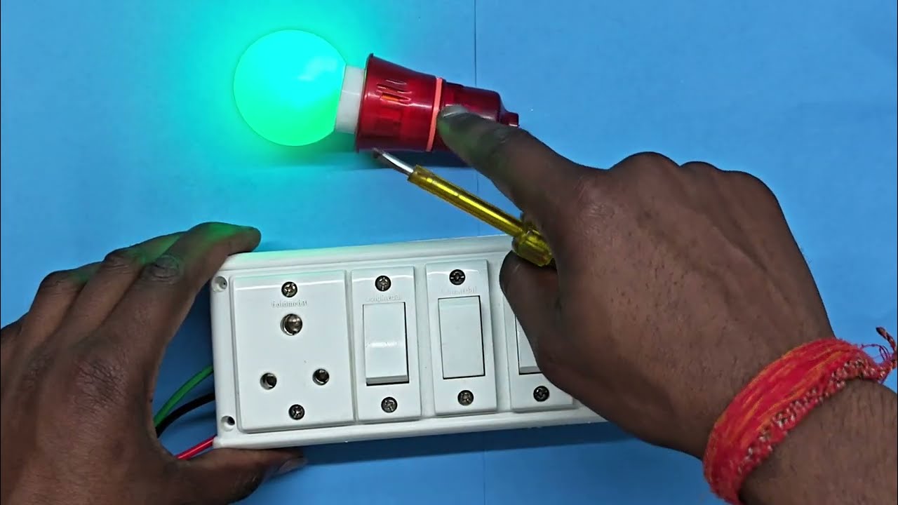 स्विच बोर्ड वायरिंग कनेक्शन कैसे करे! 3 switch 2 socket connection! 