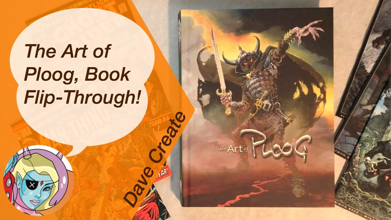 The Art of Ploog Book Flip through