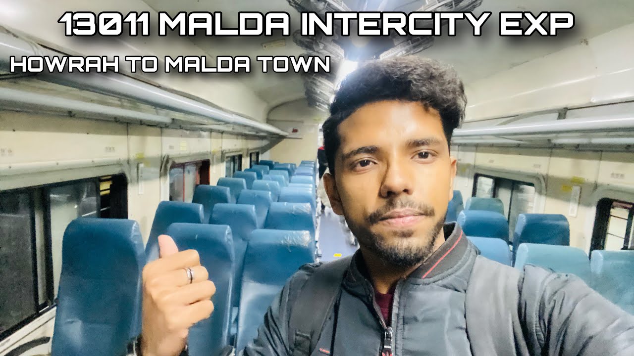 13011 Howrah Malda Town Intercity Express (Via Rampurhat jn) Train journey vlog.