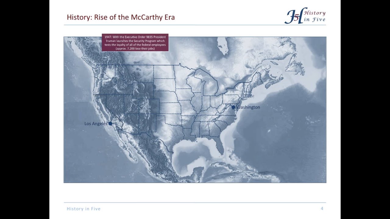 The McCarthy Era (1940s & 1950s)