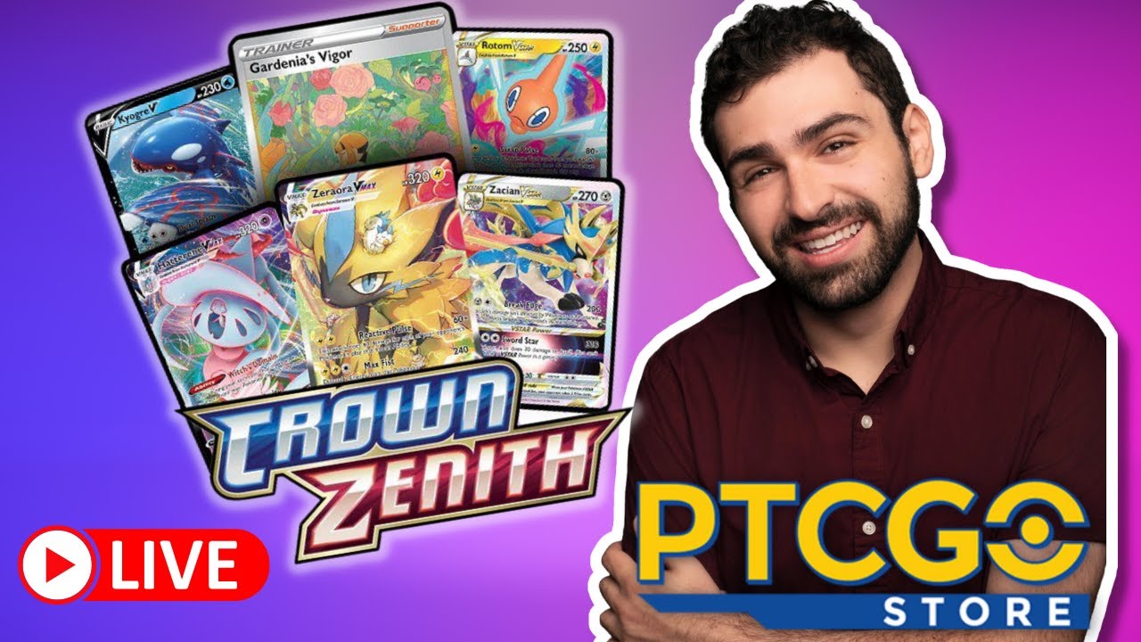 Crown Zenith Is Here! PTCGO Store Provided Codes To Try New Decks | Pokemon TCG Livestream!