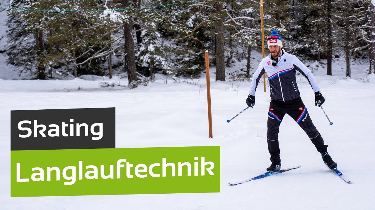 Langlauf lernen: Skating | Technik & Übungen