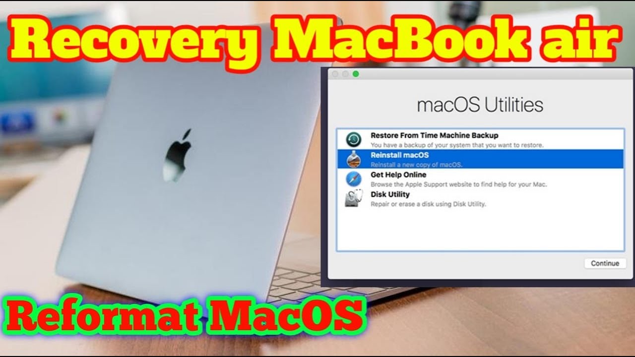 HOW TO REINSTALL (MACOS) MACBOOK AIR NEW RECOVERY MACOS كيف تسوي فرمته ماك بوك اي ار