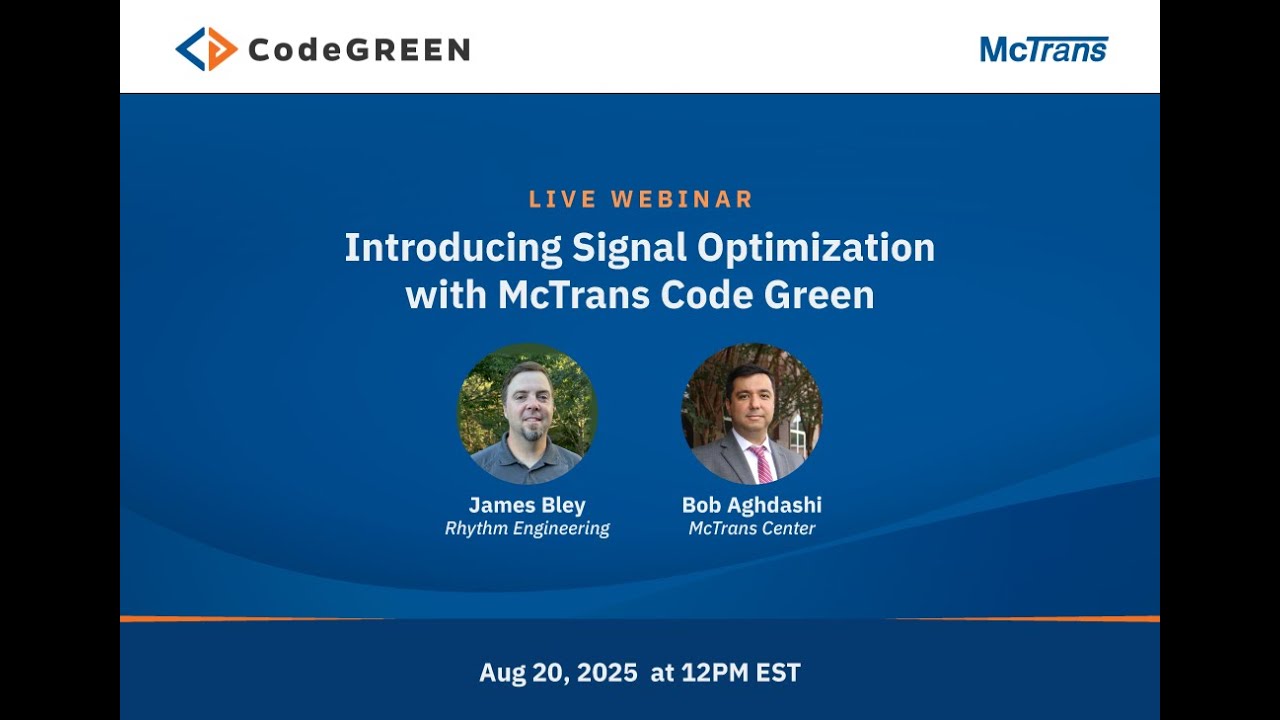 McTrans CodeGREEN Webinar - August 2025
