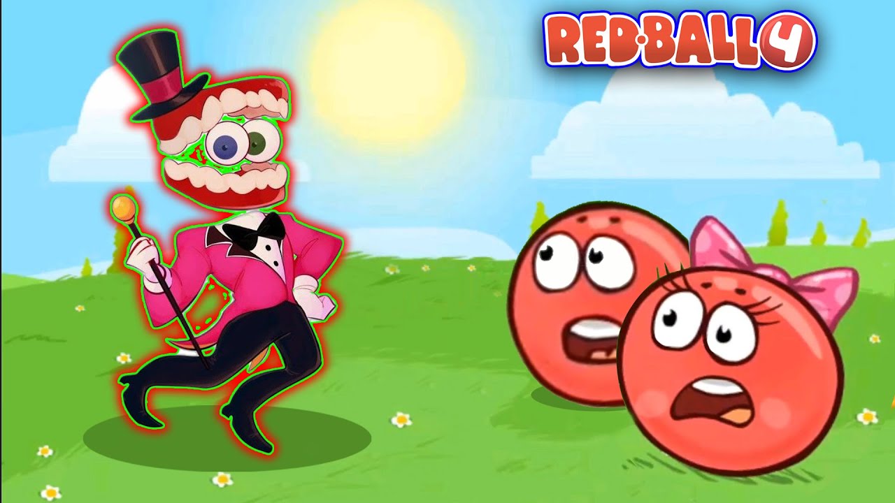 Red Ball 4 vs The Amazing Digital Circus in Caves