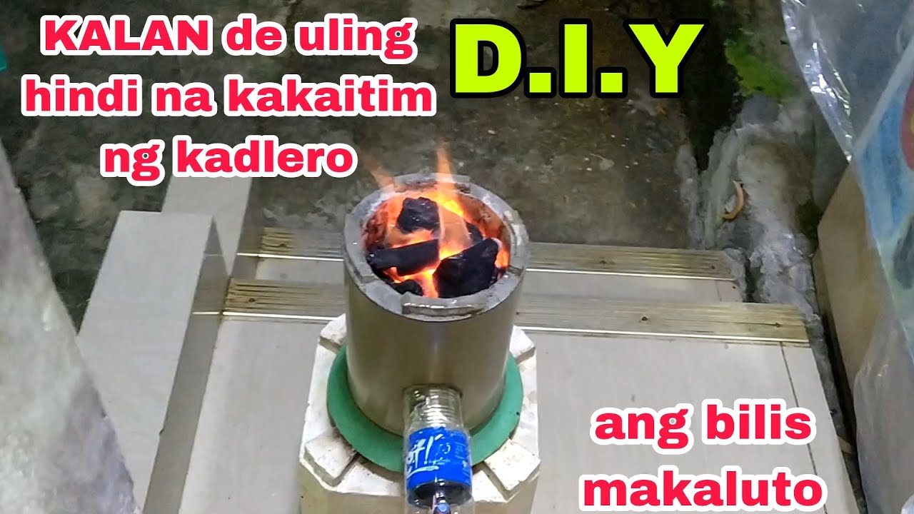 D.I.Y how to make kalan de uling with blower