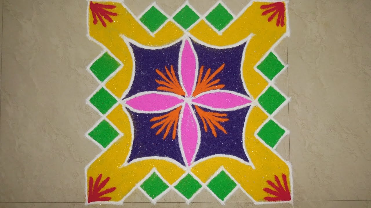 Dots Rangoli Designs | 7 To 7 Dots Rangoli | Kolam With Dots | Diwali Special dot Rangoli | Muggulu