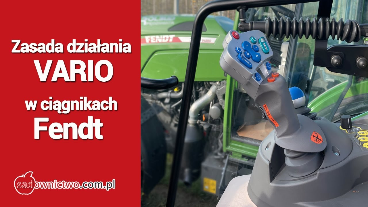Zasada działania skrzyni / przekładni bezstopniowej  VARIO w ciągnikach Fendt