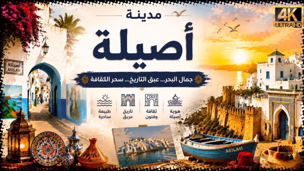 Assilha 4K  9/16  أصيلة بطريقة 