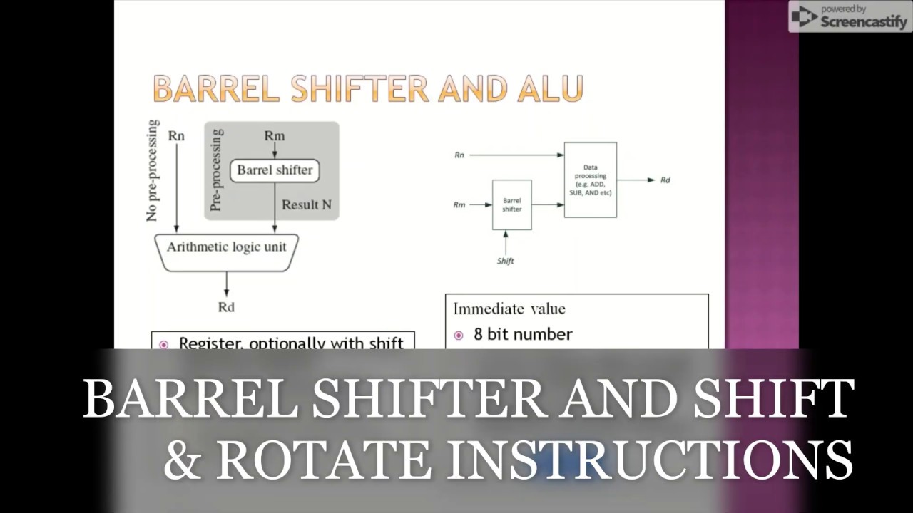 BARREL SHIFTER AND SHIFT & ROTATE INSTRUCTIONS PART 8