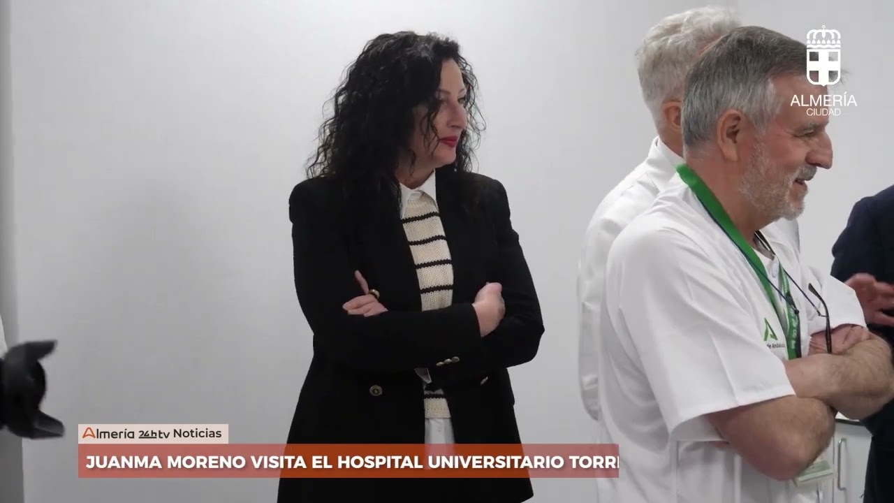 JUANMA MORENO VISITA EL HOSPITAL UNIVERSITARIO TORRECÁRDENAS