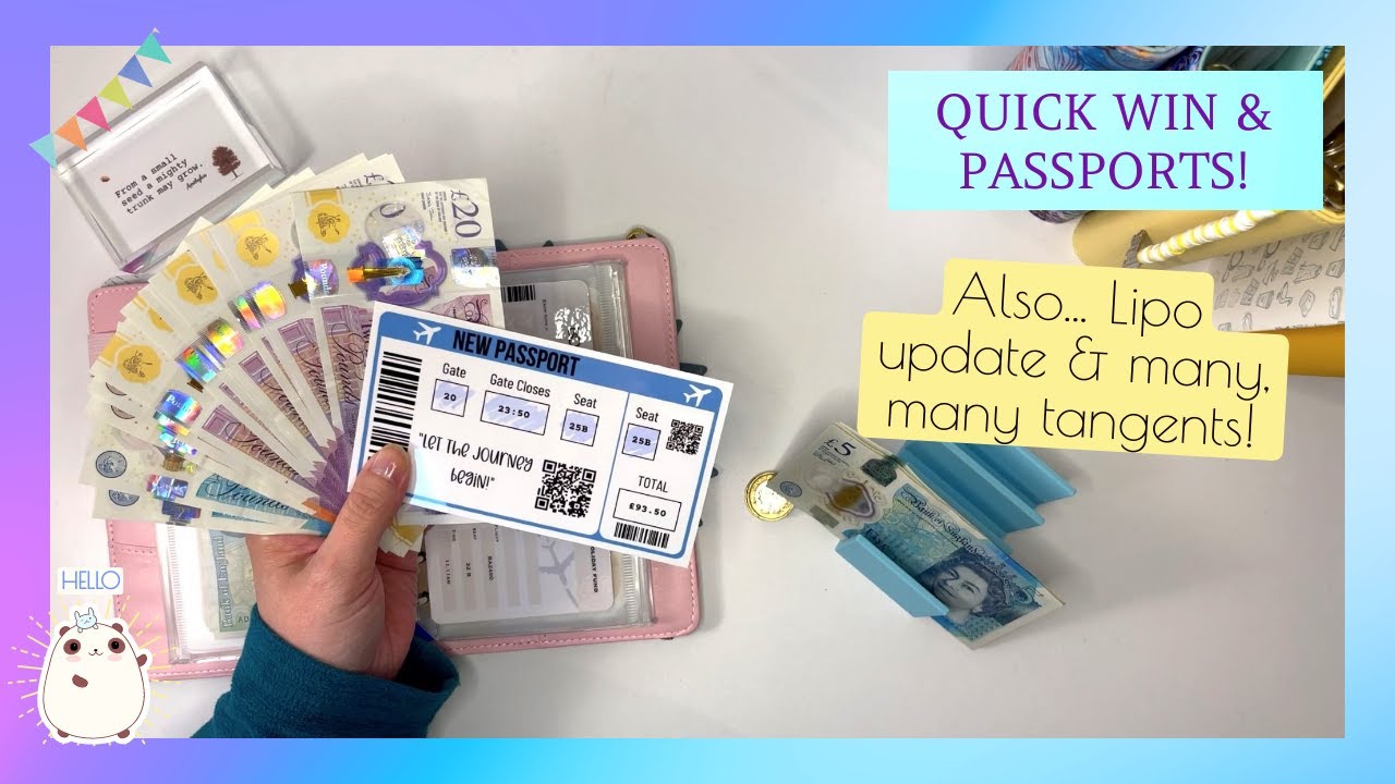 Quick Win & Passports | Weekly Cash Stuff | Cash Stuffing | Budgeting | Debt Journey