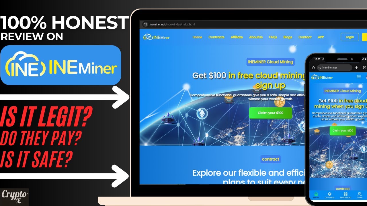 ⚠️ Мой 100% ЧЕСТНЫЙ обзор iNeminer: iNeminer &mdash; это законно или мошенничество? (Они ПЛАТЯТ?) Рассл...