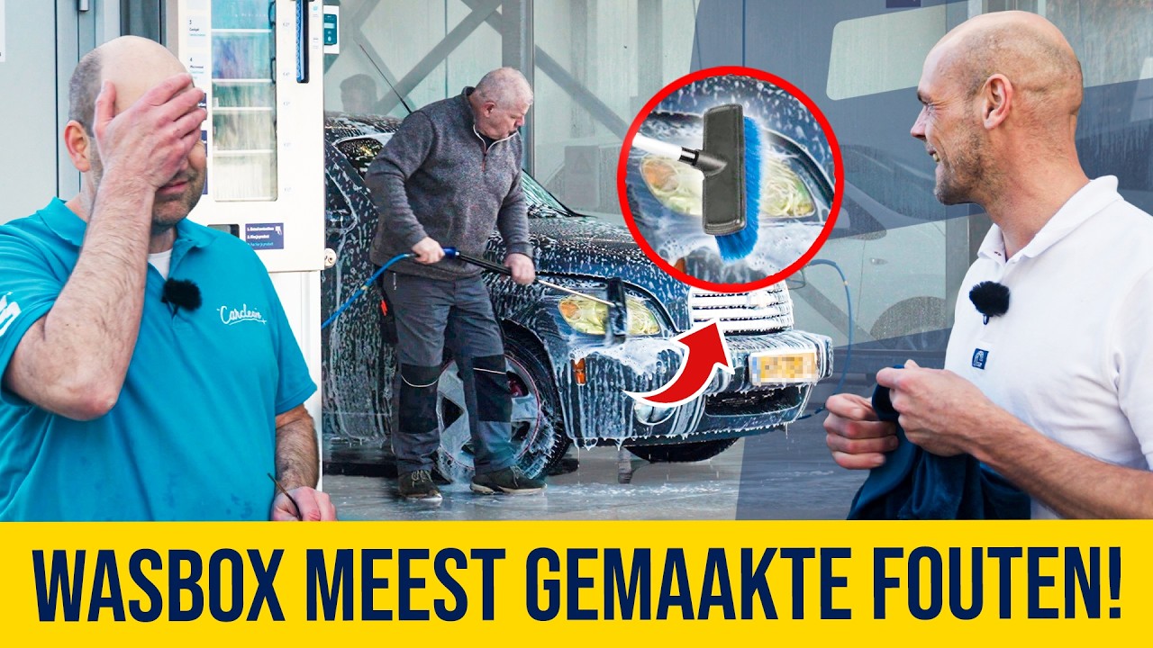 Auto wassen in de wasbox: zo doe je het écht goed! 💦