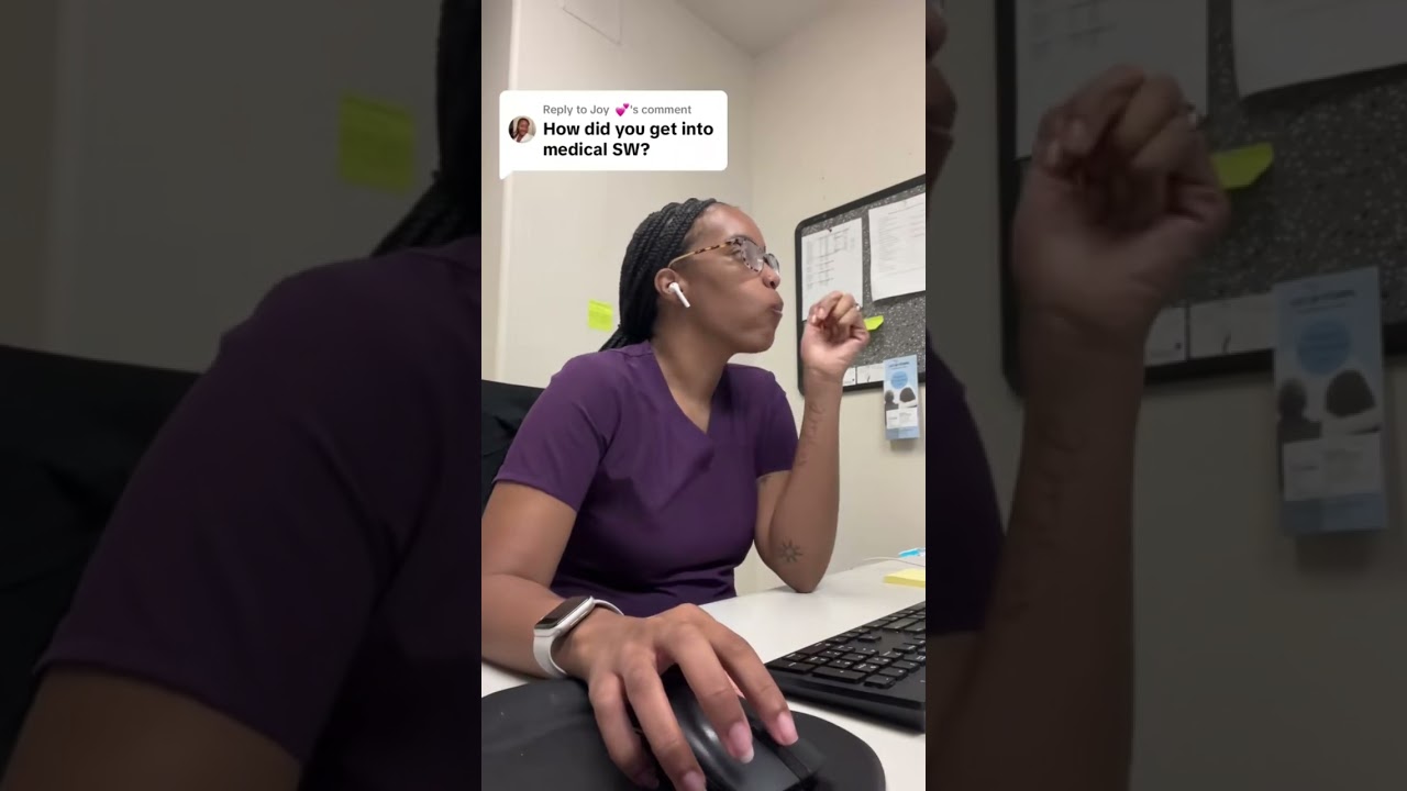 Starting career as a medical social worker
